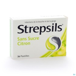 Strepsils S/sucre Citron Past 36