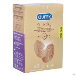 Durex Nude No Latex Preservatifs 20