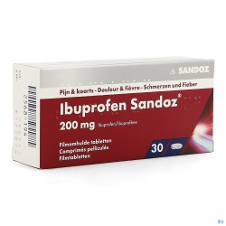 Ibuprofen Sandoz 200mg Filmomh Tabl 30