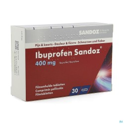 Ibuprofen Sandoz 400mg Filmomh Tabl 30