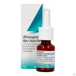 Rhinospray Nez Bouche 1,18mg/ml Spr Nasal Sol 15ml