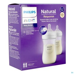 Philips Avent Natural 3.0 Zuigfles Duo 2x260ml