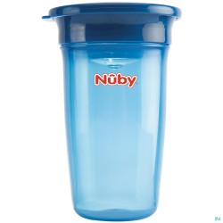 Nuby 360 ° Wonder Cup 300ml Blauw 6m+