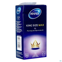 Manix King Size Max Condoms 12