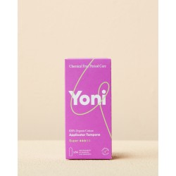 Yoni Tampons Coton Bio Flux Abondant+applicateur16