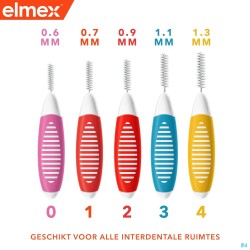 Elmex Set Interdentale Borsteltjes Iso 0 0,6mm 8