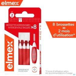 Elmex Set Brossettes Interdentaires Iso 2 0,9mm 8