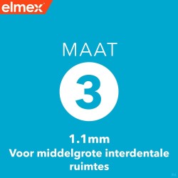 Elmex Set Interdentale Borsteltjes Iso 3 1,1mm 8