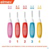 Elmex Set Interdentale Borsteltjes Iso 1 0,7mm 8