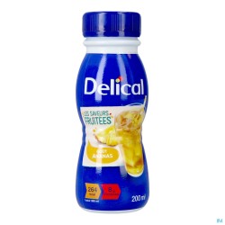 Delical Fruitdrink Ananas 4x200ml